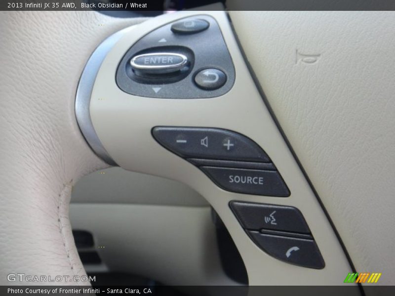Black Obsidian / Wheat 2013 Infiniti JX 35 AWD