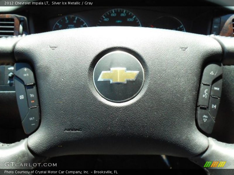 Silver Ice Metallic / Gray 2012 Chevrolet Impala LT