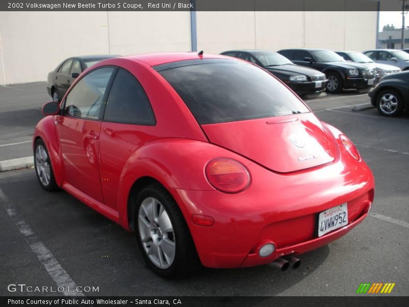 Red Uni / Black 2002 Volkswagen New Beetle Turbo S Coupe