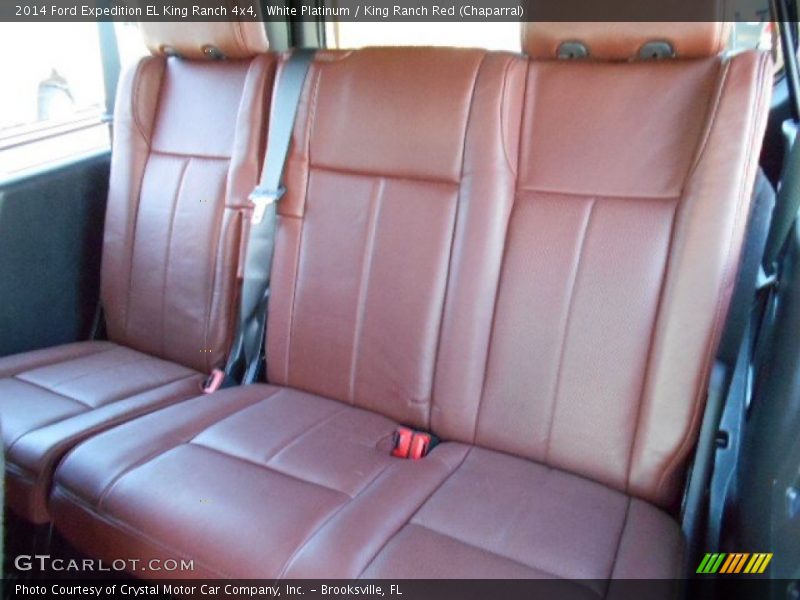 White Platinum / King Ranch Red (Chaparral) 2014 Ford Expedition EL King Ranch 4x4