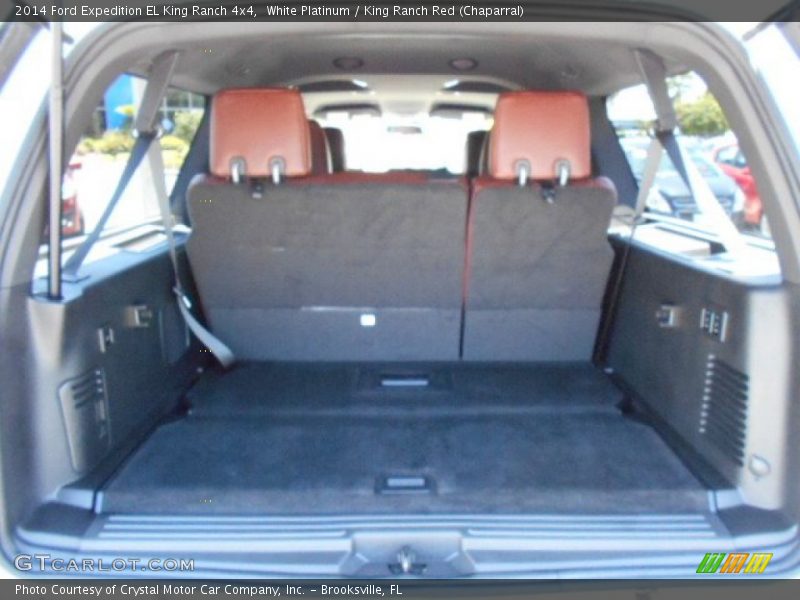 White Platinum / King Ranch Red (Chaparral) 2014 Ford Expedition EL King Ranch 4x4