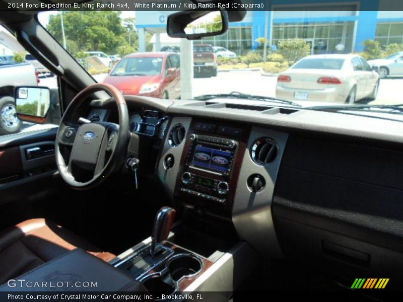 White Platinum / King Ranch Red (Chaparral) 2014 Ford Expedition EL King Ranch 4x4