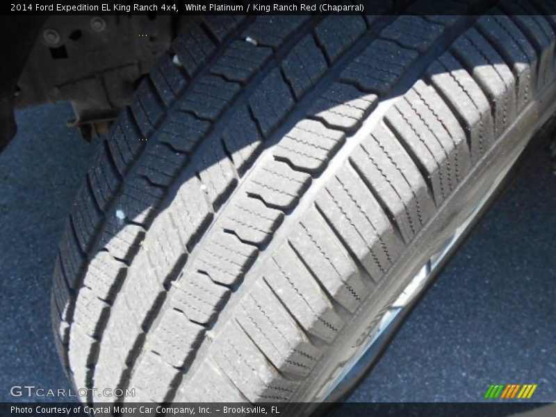 White Platinum / King Ranch Red (Chaparral) 2014 Ford Expedition EL King Ranch 4x4