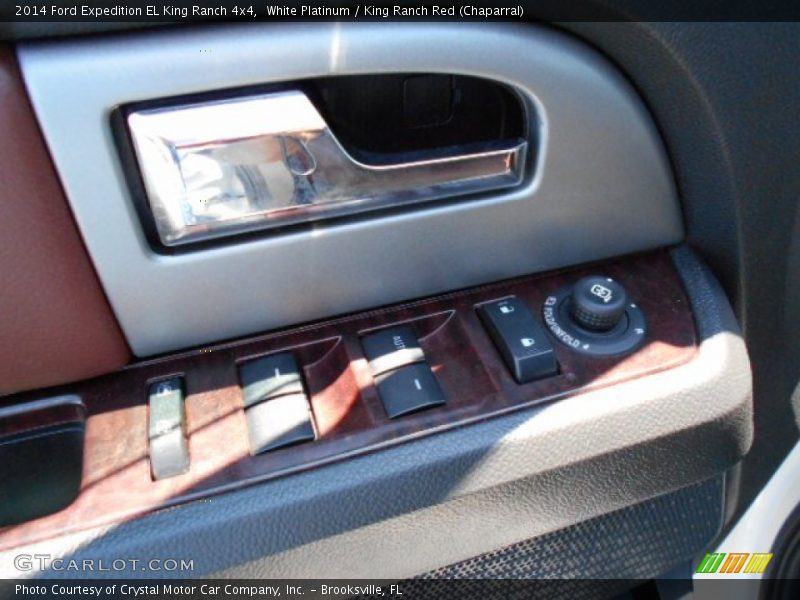 White Platinum / King Ranch Red (Chaparral) 2014 Ford Expedition EL King Ranch 4x4