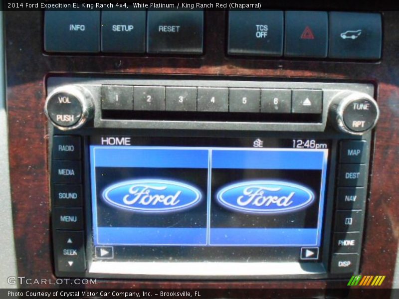 White Platinum / King Ranch Red (Chaparral) 2014 Ford Expedition EL King Ranch 4x4