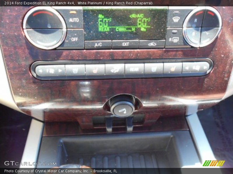 White Platinum / King Ranch Red (Chaparral) 2014 Ford Expedition EL King Ranch 4x4