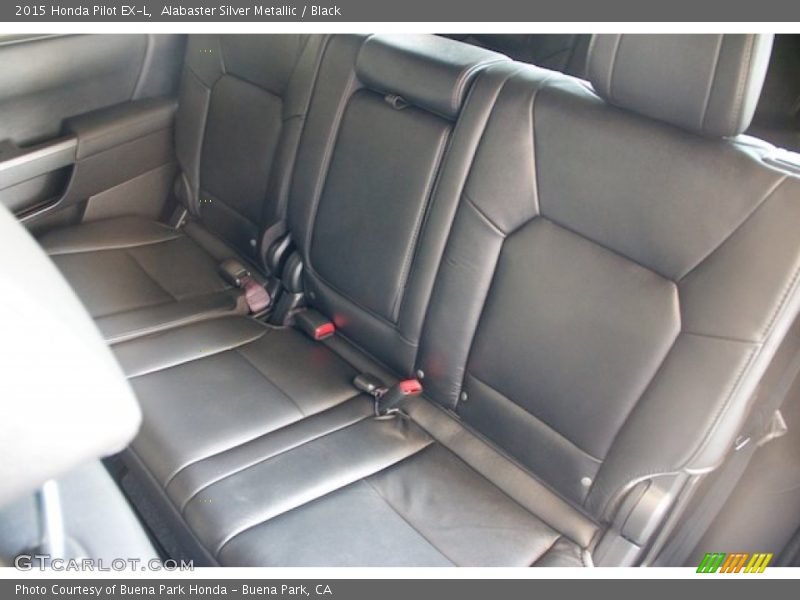 Alabaster Silver Metallic / Black 2015 Honda Pilot EX-L