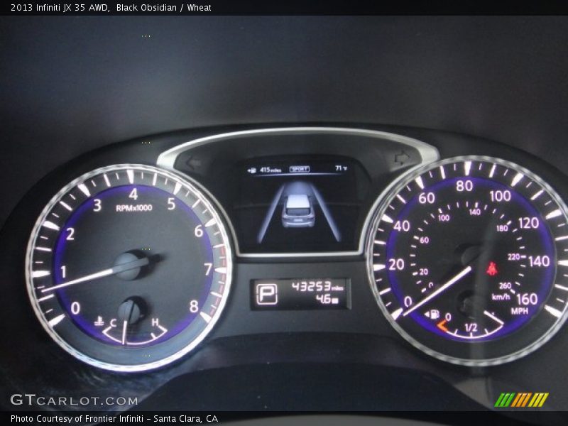 Black Obsidian / Wheat 2013 Infiniti JX 35 AWD
