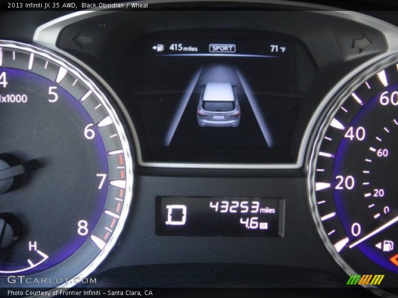 Black Obsidian / Wheat 2013 Infiniti JX 35 AWD