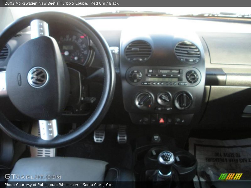 Red Uni / Black 2002 Volkswagen New Beetle Turbo S Coupe