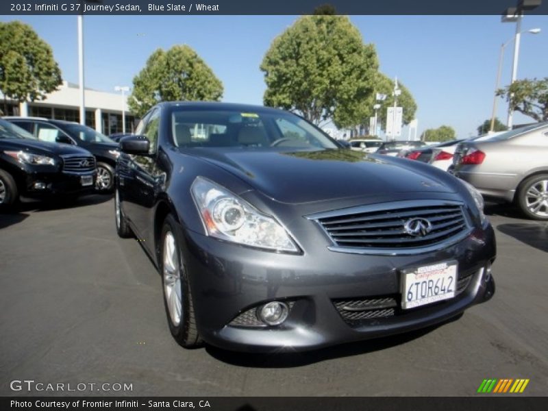Blue Slate / Wheat 2012 Infiniti G 37 Journey Sedan