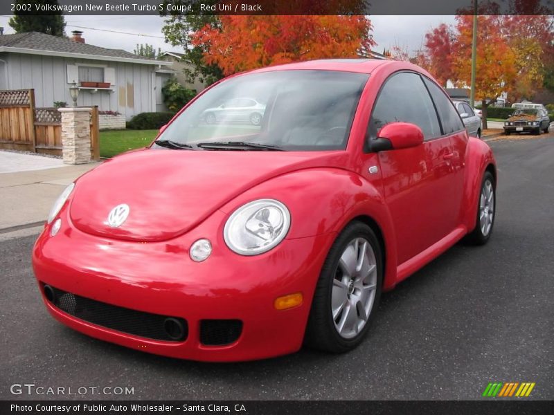 Red Uni / Black 2002 Volkswagen New Beetle Turbo S Coupe