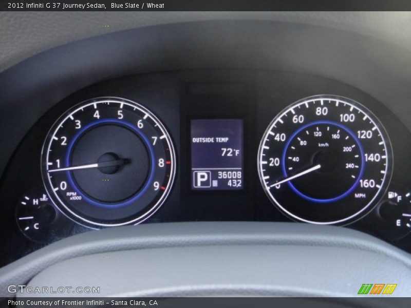 Blue Slate / Wheat 2012 Infiniti G 37 Journey Sedan
