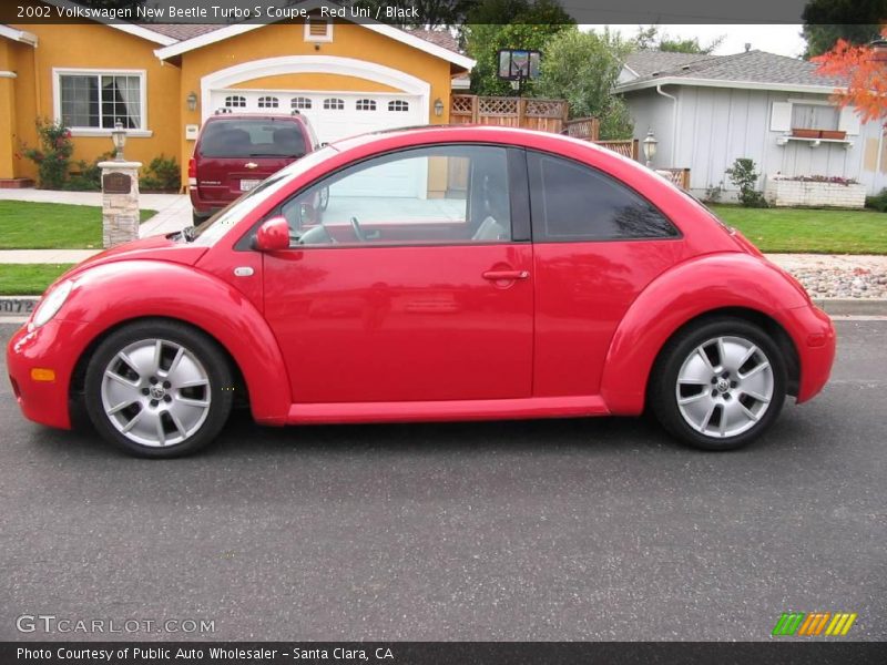 Red Uni / Black 2002 Volkswagen New Beetle Turbo S Coupe