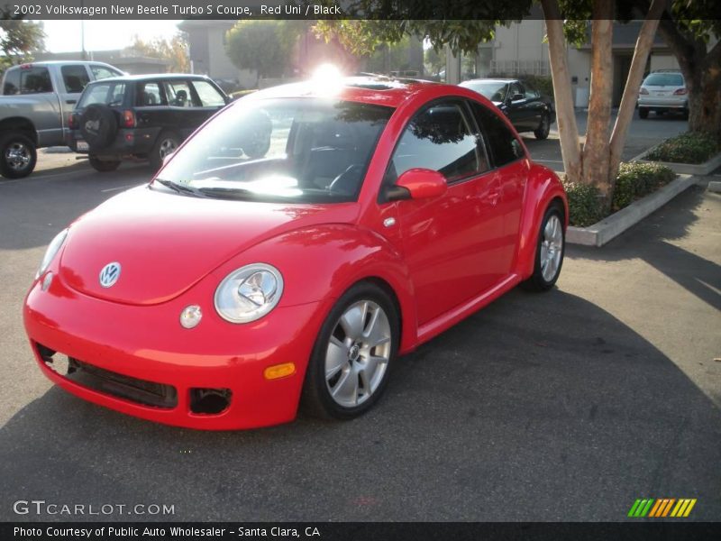 Red Uni / Black 2002 Volkswagen New Beetle Turbo S Coupe