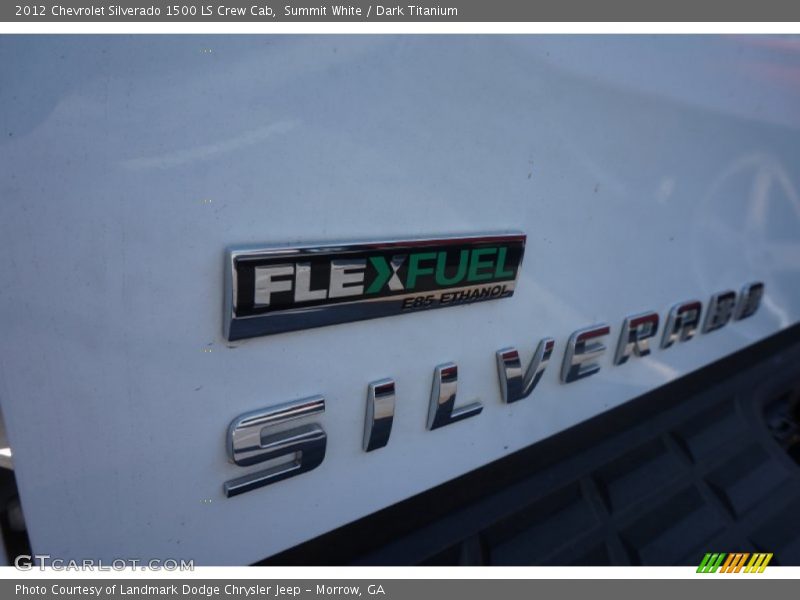 Summit White / Dark Titanium 2012 Chevrolet Silverado 1500 LS Crew Cab