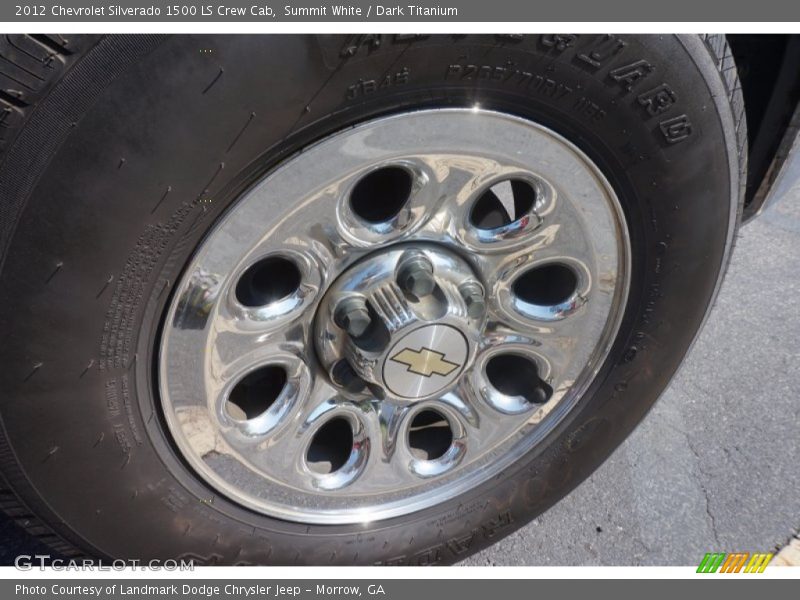 Summit White / Dark Titanium 2012 Chevrolet Silverado 1500 LS Crew Cab