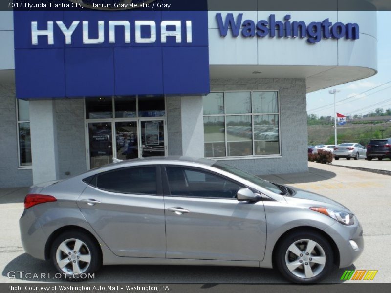 Titanium Gray Metallic / Gray 2012 Hyundai Elantra GLS