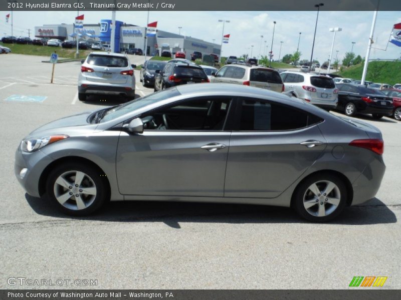 Titanium Gray Metallic / Gray 2012 Hyundai Elantra GLS