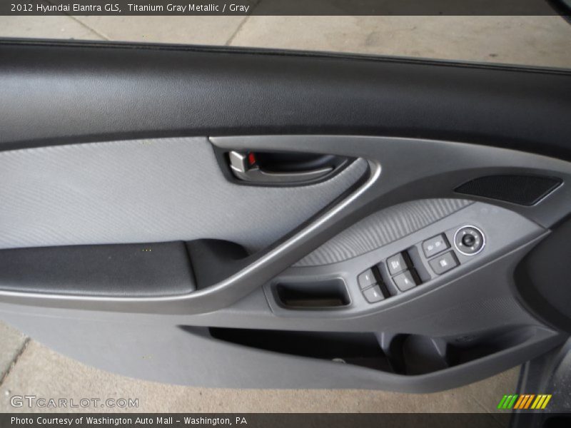 Titanium Gray Metallic / Gray 2012 Hyundai Elantra GLS