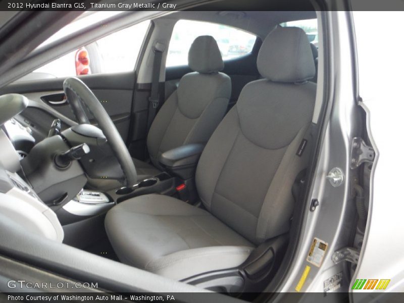 Titanium Gray Metallic / Gray 2012 Hyundai Elantra GLS