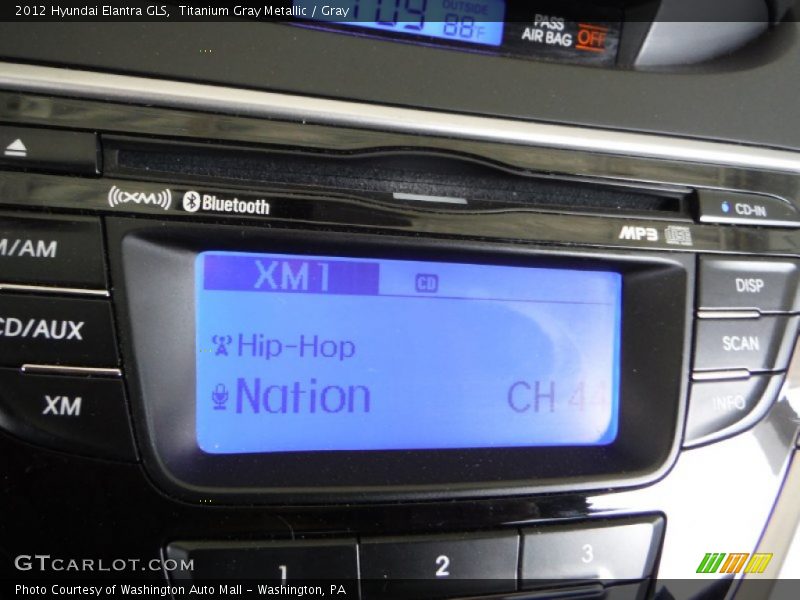 Titanium Gray Metallic / Gray 2012 Hyundai Elantra GLS