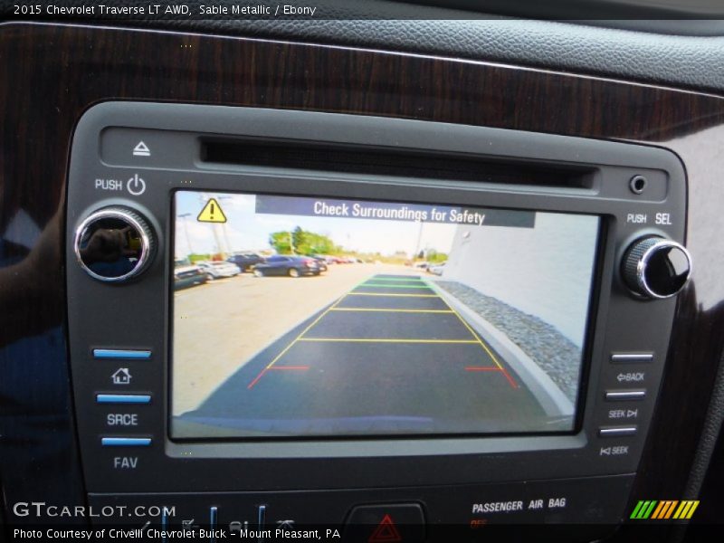 Sable Metallic / Ebony 2015 Chevrolet Traverse LT AWD
