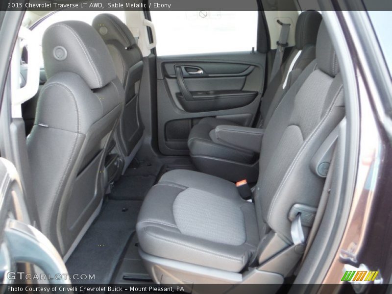 Sable Metallic / Ebony 2015 Chevrolet Traverse LT AWD