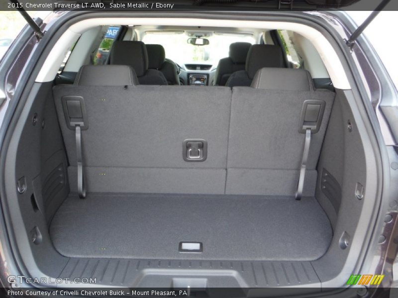 Sable Metallic / Ebony 2015 Chevrolet Traverse LT AWD