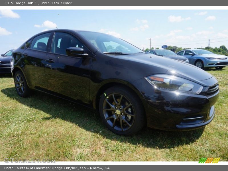 Pitch Black / Black 2015 Dodge Dart SE