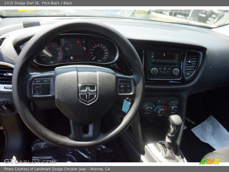 Pitch Black / Black 2015 Dodge Dart SE
