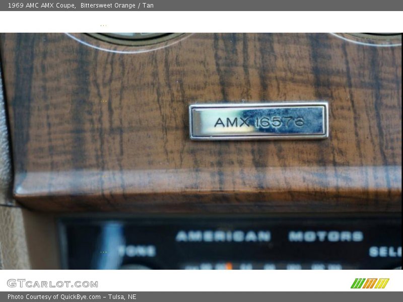 Bittersweet Orange / Tan 1969 AMC AMX Coupe