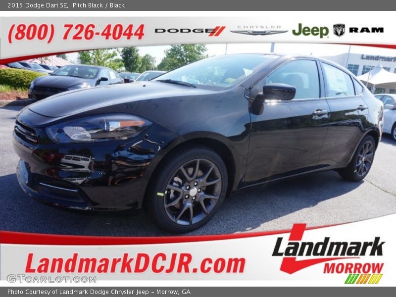 Pitch Black / Black 2015 Dodge Dart SE