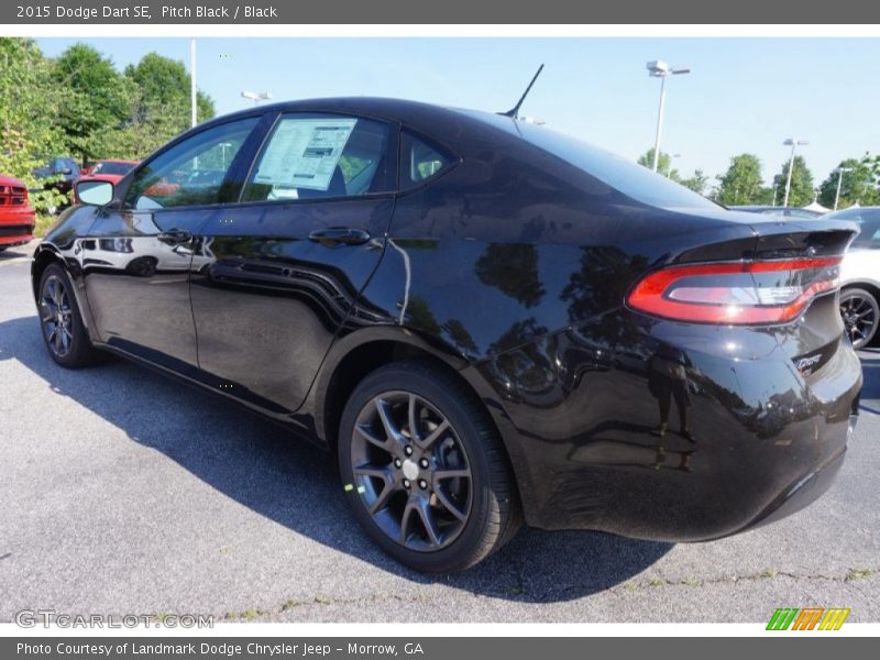 Pitch Black / Black 2015 Dodge Dart SE