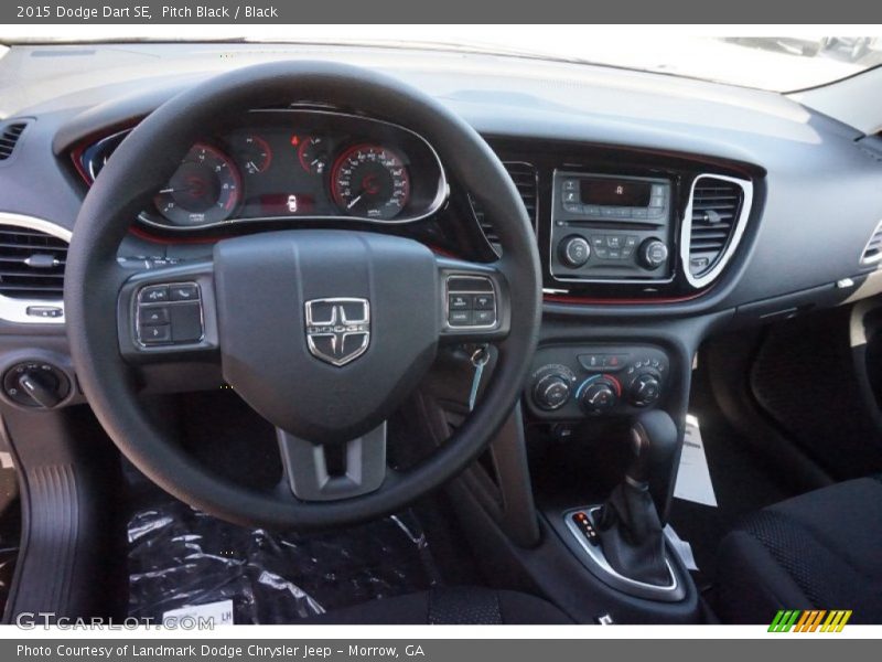 Pitch Black / Black 2015 Dodge Dart SE