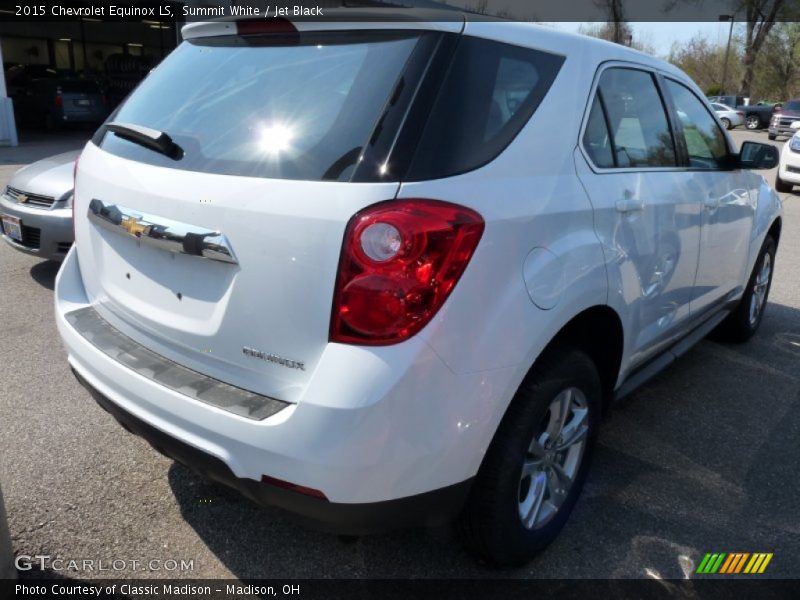 Summit White / Jet Black 2015 Chevrolet Equinox LS