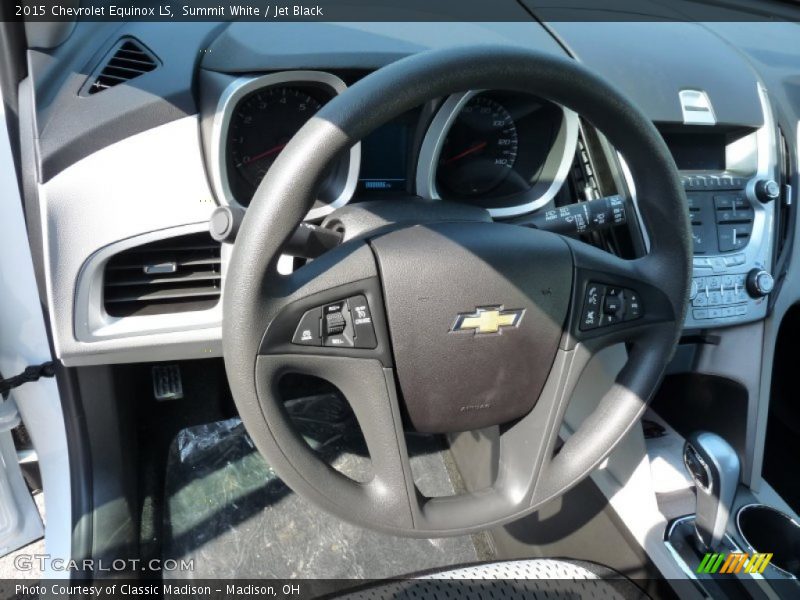 Summit White / Jet Black 2015 Chevrolet Equinox LS