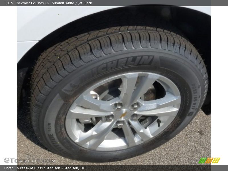 Summit White / Jet Black 2015 Chevrolet Equinox LS
