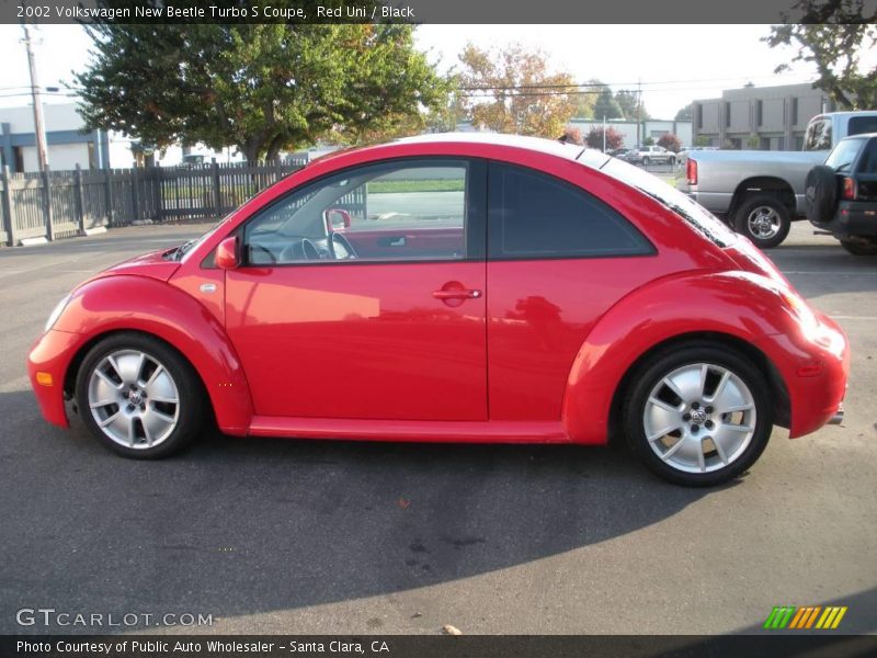 Red Uni / Black 2002 Volkswagen New Beetle Turbo S Coupe