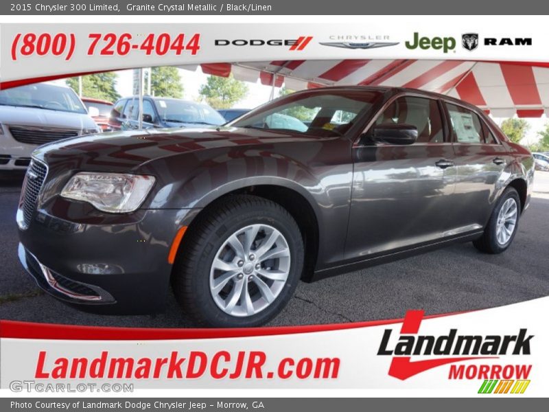 Granite Crystal Metallic / Black/Linen 2015 Chrysler 300 Limited