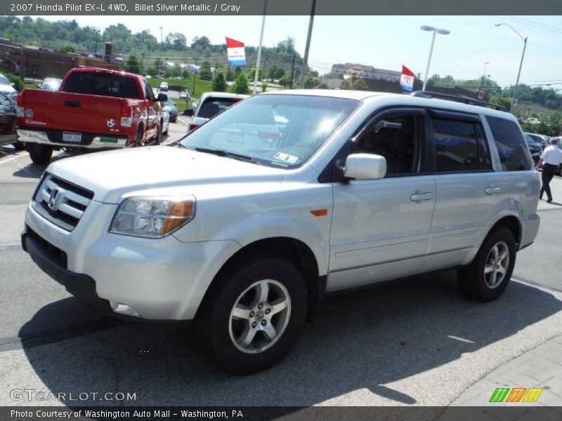 Billet Silver Metallic / Gray 2007 Honda Pilot EX-L 4WD