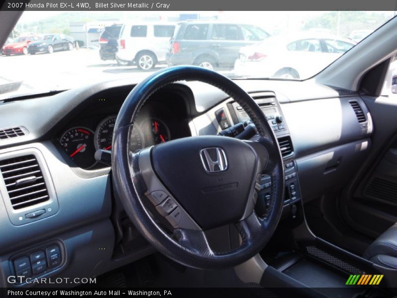 Billet Silver Metallic / Gray 2007 Honda Pilot EX-L 4WD