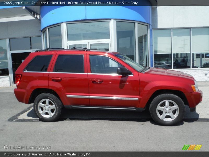 Inferno Red Crystal Pearl / Medium Slate Gray 2005 Jeep Grand Cherokee Limited 4x4
