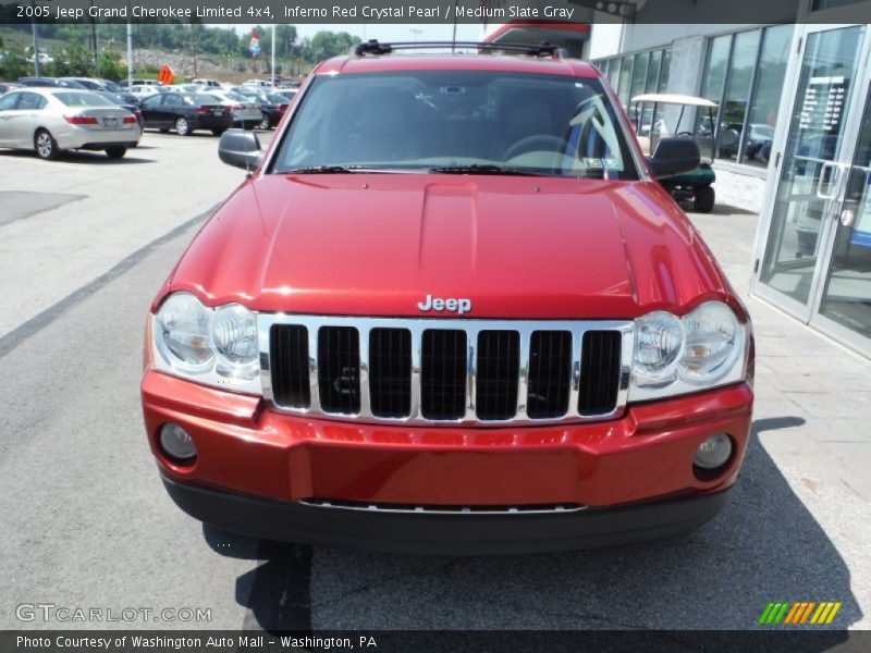 Inferno Red Crystal Pearl / Medium Slate Gray 2005 Jeep Grand Cherokee Limited 4x4