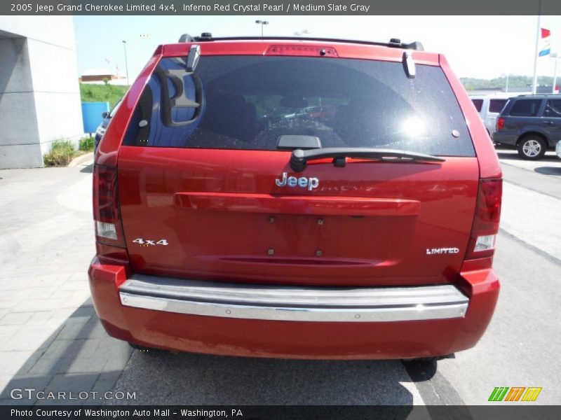 Inferno Red Crystal Pearl / Medium Slate Gray 2005 Jeep Grand Cherokee Limited 4x4