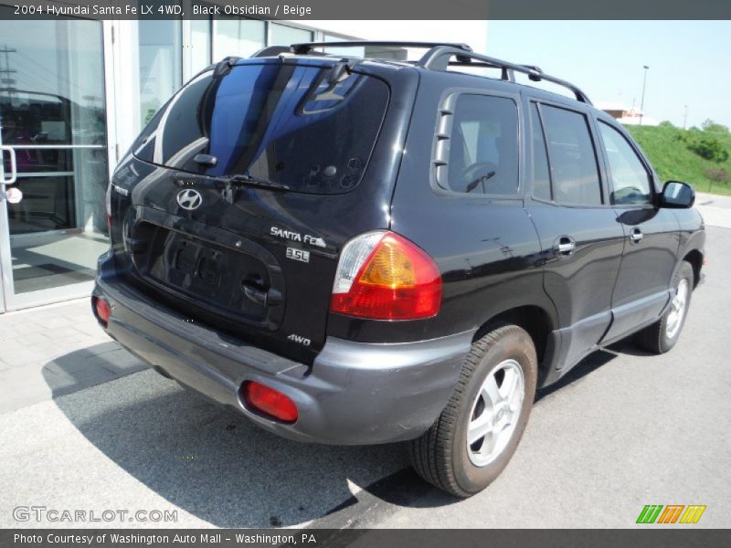 Black Obsidian / Beige 2004 Hyundai Santa Fe LX 4WD