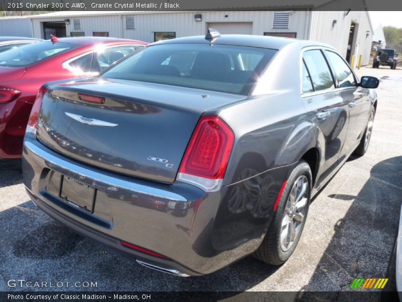 Granite Crystal Metallic / Black 2015 Chrysler 300 C AWD