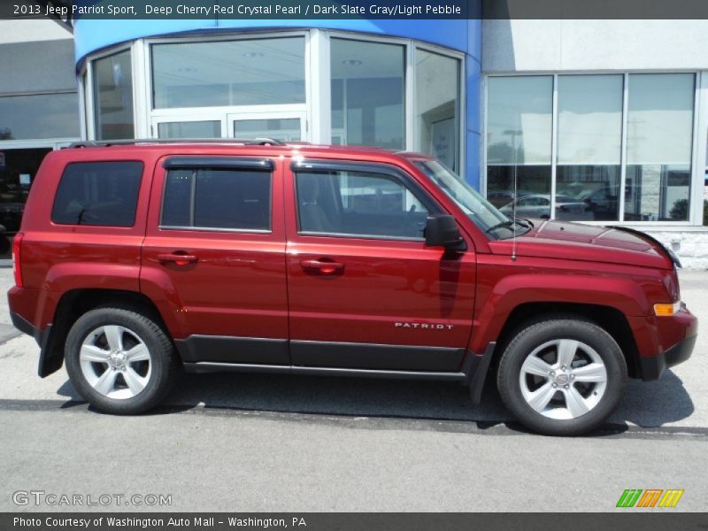 Deep Cherry Red Crystal Pearl / Dark Slate Gray/Light Pebble 2013 Jeep Patriot Sport