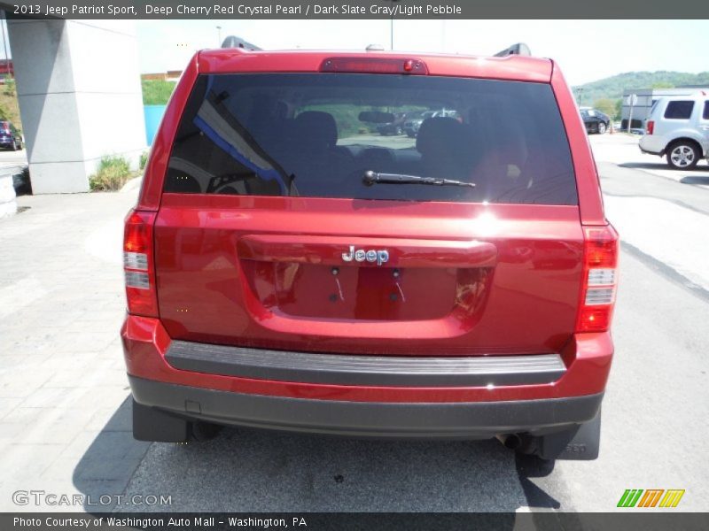 Deep Cherry Red Crystal Pearl / Dark Slate Gray/Light Pebble 2013 Jeep Patriot Sport