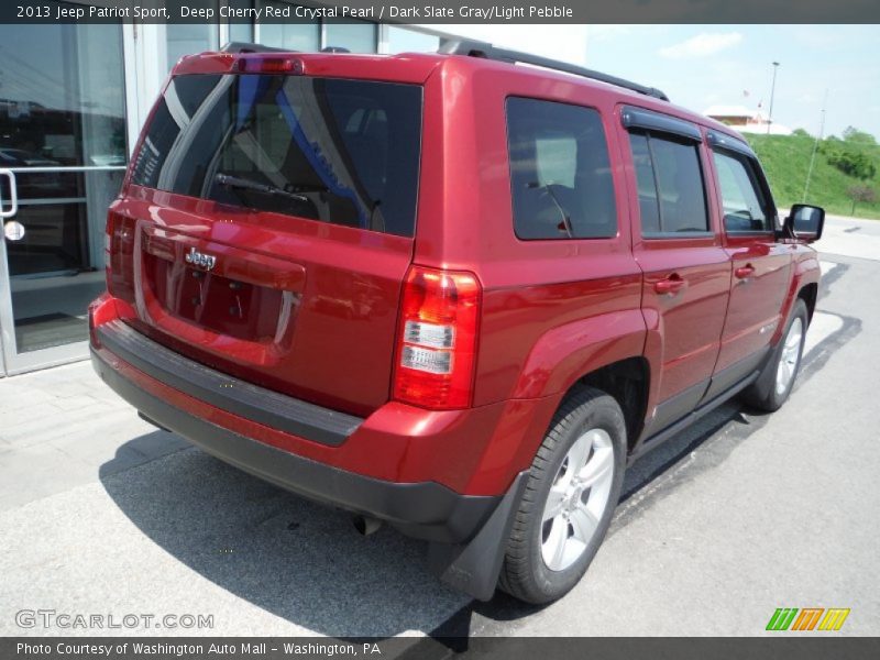 Deep Cherry Red Crystal Pearl / Dark Slate Gray/Light Pebble 2013 Jeep Patriot Sport